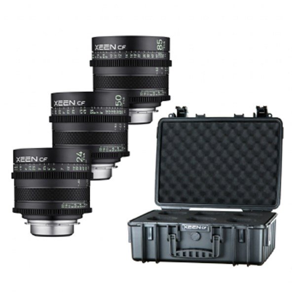 Samyang XEEN CF Cinema Lens Kit - 24mm, 50mm, 85mm T1.5 - Canon EF Mount
