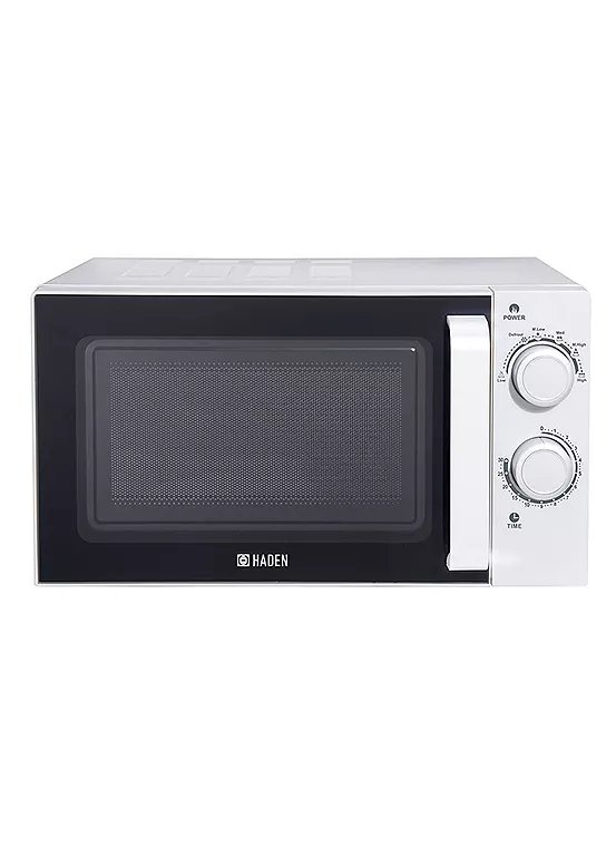 Haden 20L White 700W Microwave with Stainless Steel Interior