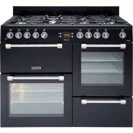 Leisure CK110F232K 110cm Dual Fuel Range Cooker in Black