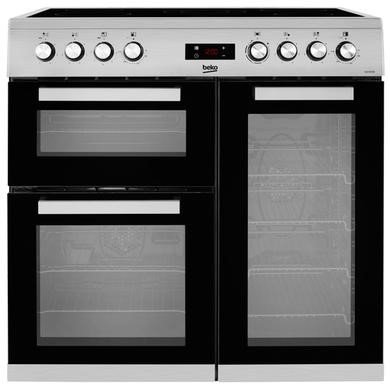 Beko KDVC90X 90cm Electric Range Cooker in Stainless Steel