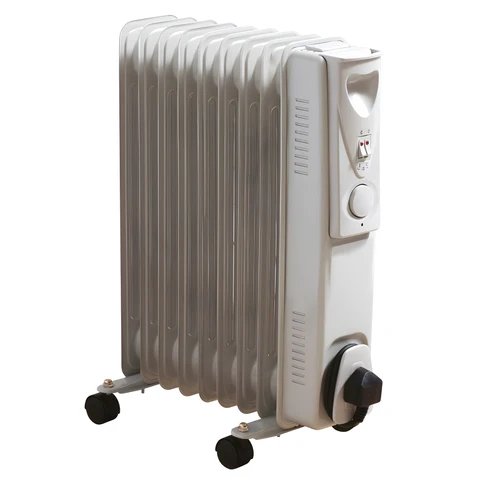 Daewoo Oil Filled Radiator - 2000W, White, Model HEA1141GE