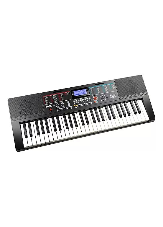 RockJam RJ541 Full 54 Key Keyboard Piano with Music Stand and Online Lessons