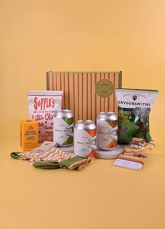 Spicers of Hythe Beer Lovers Gift Set with IPA, Lager, Hazy Beers and Snacks