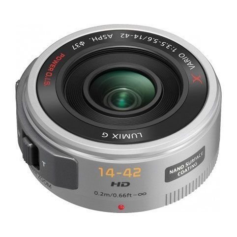 Panasonic Lumix G X Vario PZ 14-42mm f/3.5-5.6 ASPH Power O.I.S. Lens (Silver)