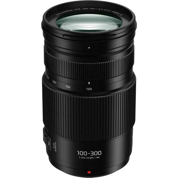 Panasonic Lumix G Vario 100-300mm f/4-5.6 II Power O.I.S. Lens in Black