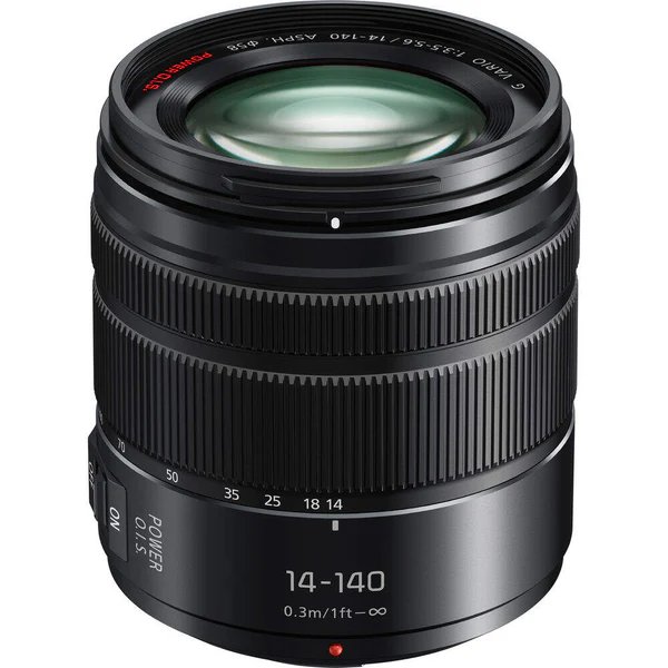 Panasonic Lumix G Vario 14-140mm f/3.5-5.6 II ASPH POWER O.I.S Lens in Black
