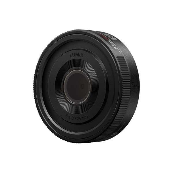 Panasonic Lumix S 26mm F8 L-Mount Pancake Lens in Black