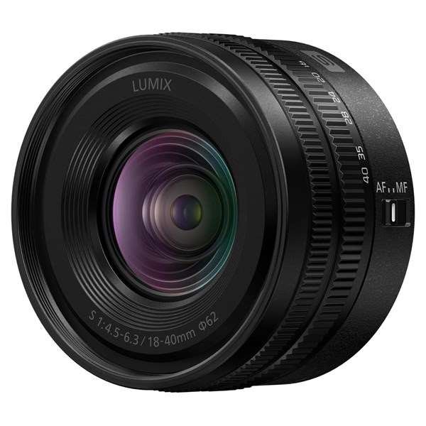 Panasonic Lumix S 18-40mm F4.5-6.3 L Mount Zoom Lens in Black
