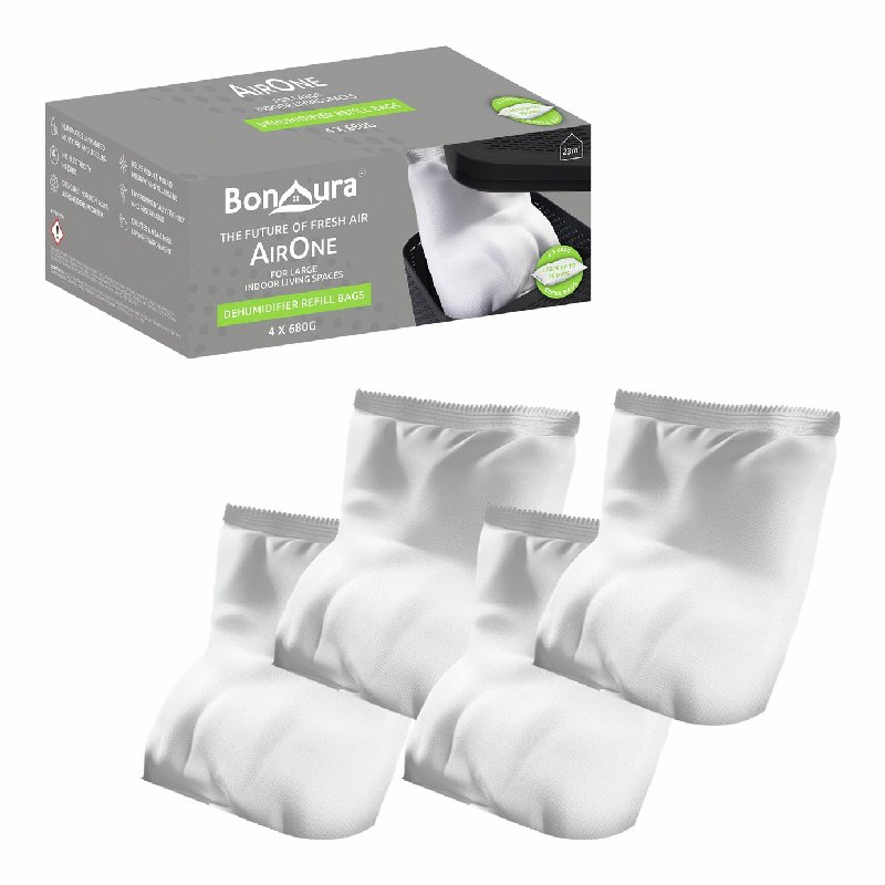 AirOne Classic Dehumidifier Refills - Pack of 4 (680g Granules)