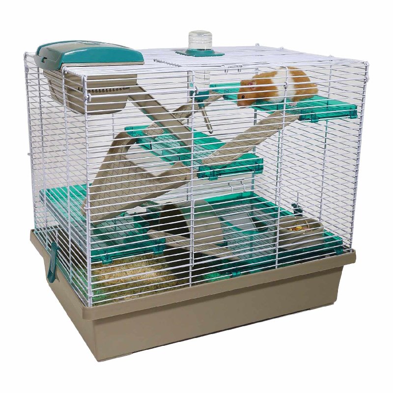 Rosewood Pico Hamster Cage Extra Large with Wheel, Food Dish and Water Bottle