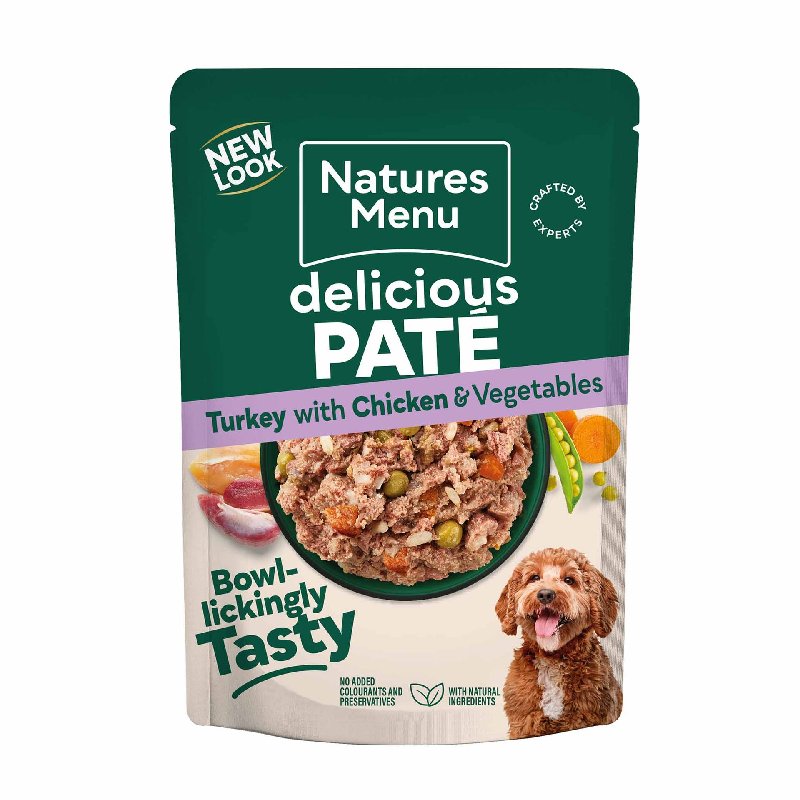 Natures Menu Original Turkey with Chicken Pouch 8 x 300g