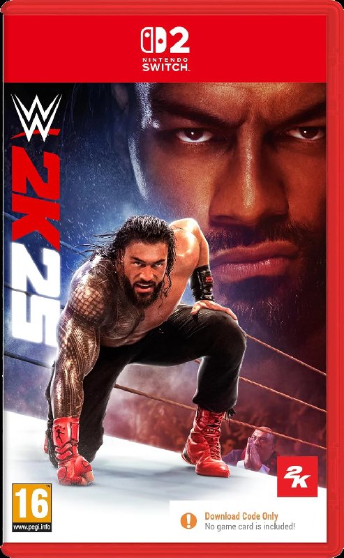 WWE 2K25 Code in a Box for Nintendo Switch 2