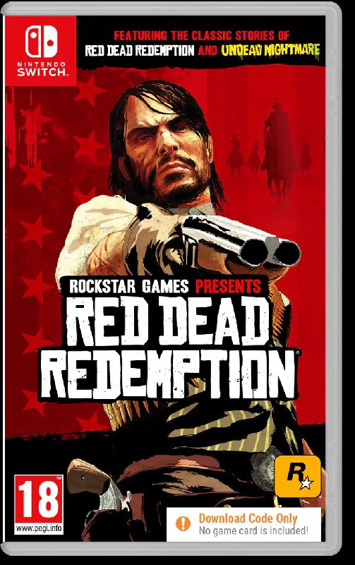 Red Dead Redemption Code in a Box for Nintendo Switch