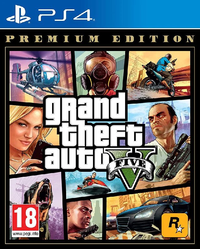 Grand Theft Auto V Premium Edition for PlayStation 4