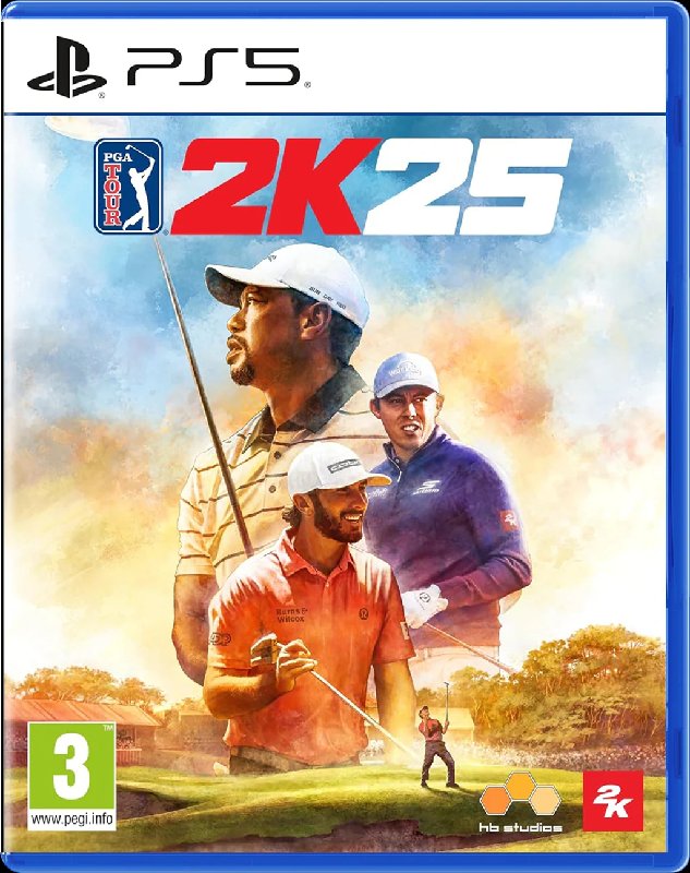 PGA Tour 2K25 PlayStation 5 Game Physical Disc