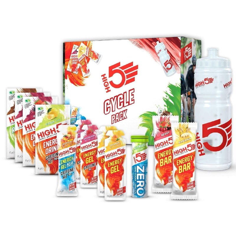 High 5 Cycle Nutrition Pack with 750ml Bottle