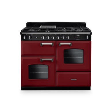 Rangemaster Classic 110cm Dual Fuel Range Cooker in Bordeaux