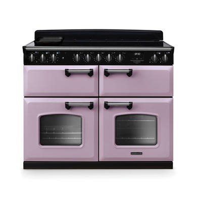 Rangemaster Classic Deluxe 110cm Induction Range Cooker - Heather & Chrome