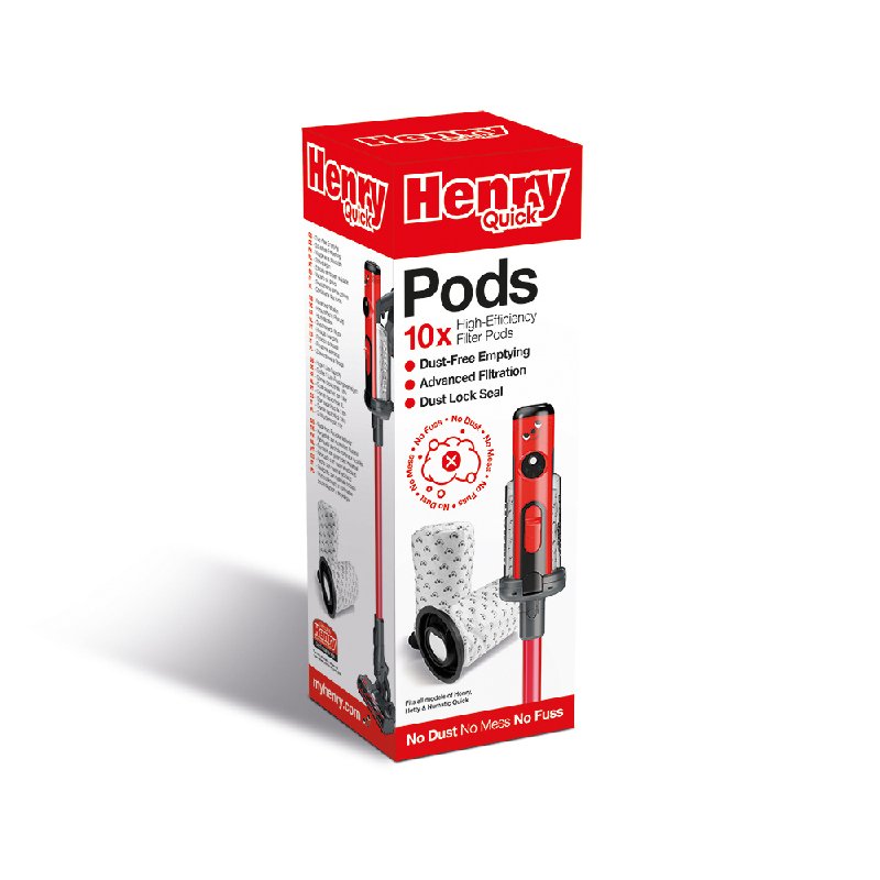Numatic Henry Quick Pods - 10 Pack - White