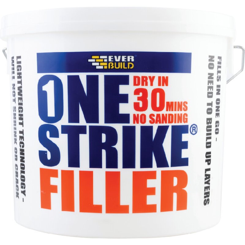 Everbuild One Strike Filler 5 Litre White