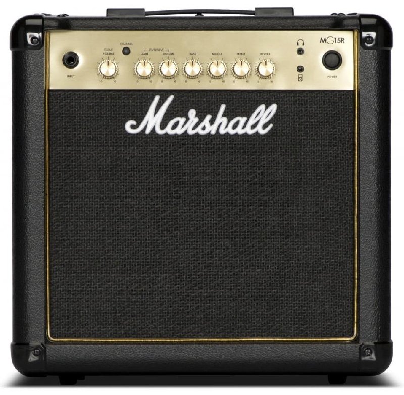 Marshall MG15GR 15W Black and Gold Guitar Combo Amplifier