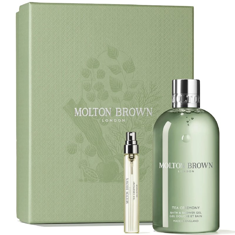 Molton Brown Tea Ceremony Collection Set with 7.5ml Eau de Parfum and 100ml Shower Gel