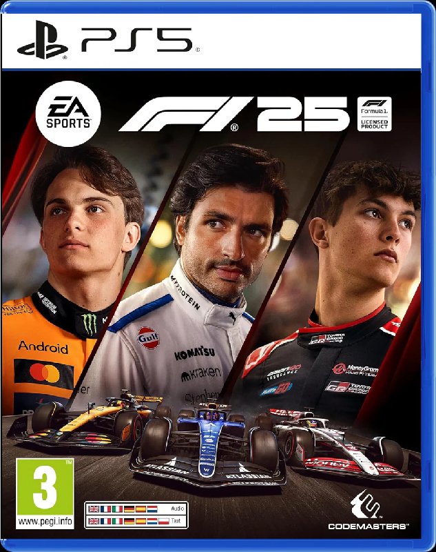 EA Sports F1 25 Standard Edition PS5 Game (Physical Disc)