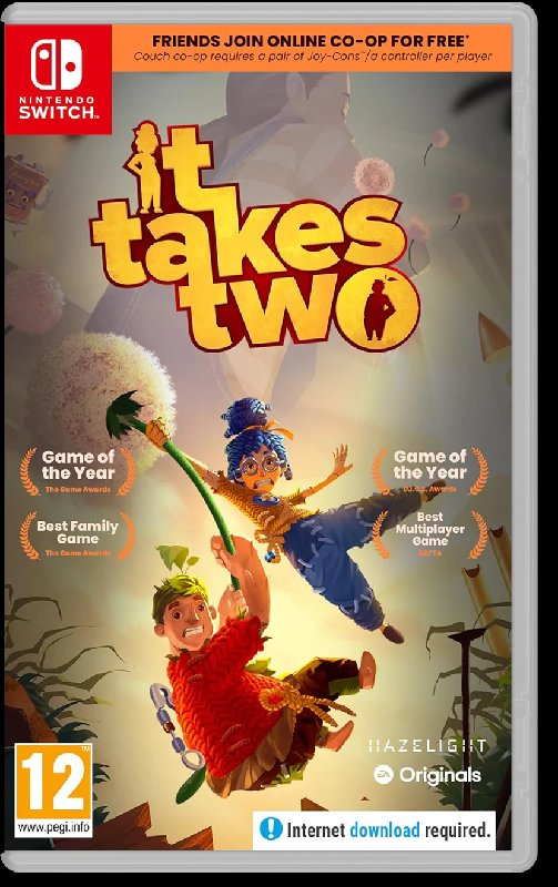 It Takes Two Nintendo Switch Game Physical Cartridge