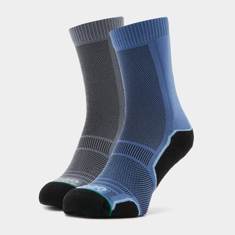 1000 Mile Men's Trek Socks 2 Pack, Merino Wool Blend