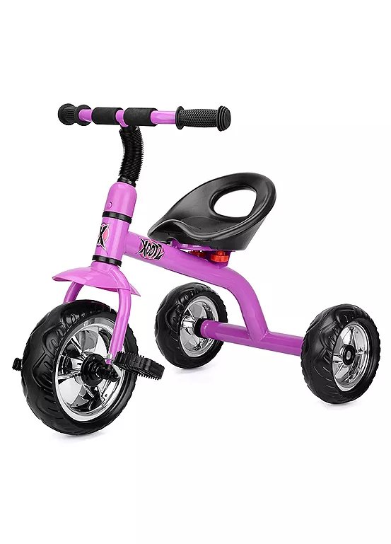 Xootz Kids Tricycle, Easy Clip and Portable, Pink