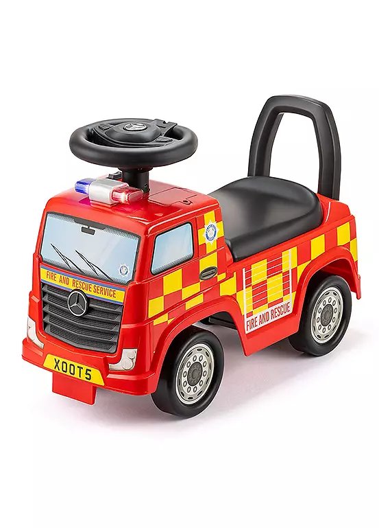 Xootz Mercedes-Benz Fire Engine Foot to Floor Ride On Toy
