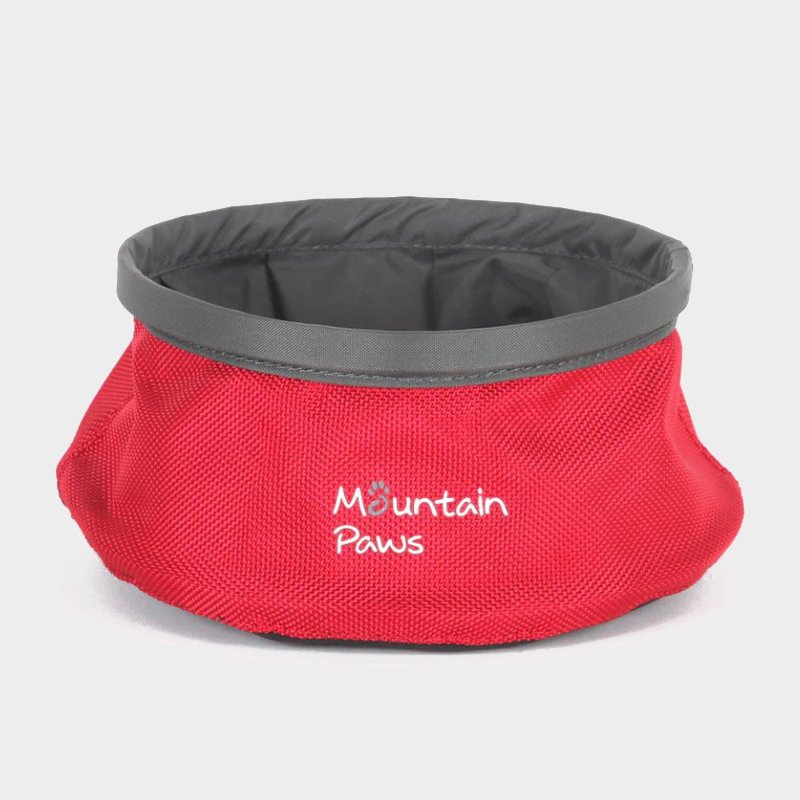 Mountain Paws Collapsible Water Bowl 1450ml Red