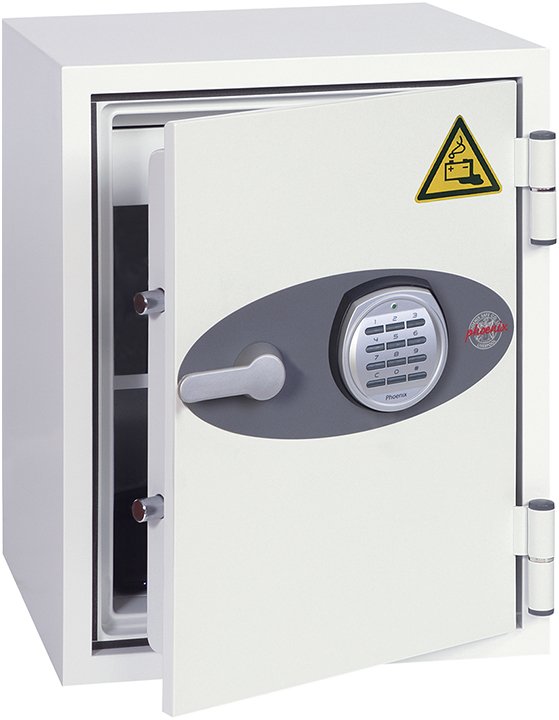 Phoenix Battery Fighter BS0441E White Battery Storage Safe