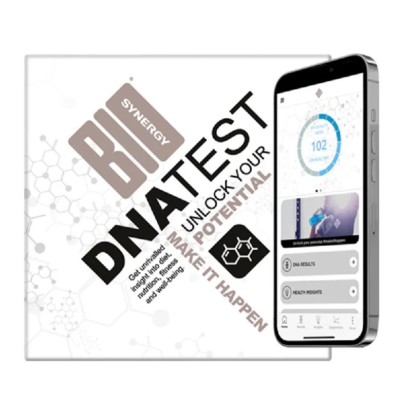 Bio-Synergy DNA Test Kit with Mobile App Access and Lifetime Updates