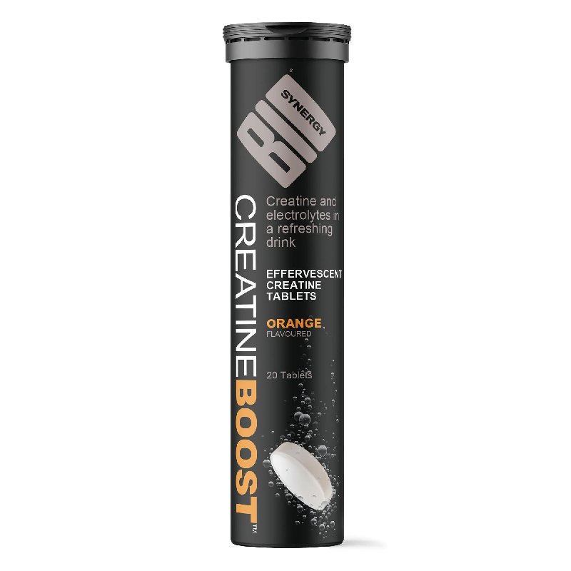 Bio-Synergy Creatine Boost Effervescent Tablets - Orange Flavour, 20 Tablets