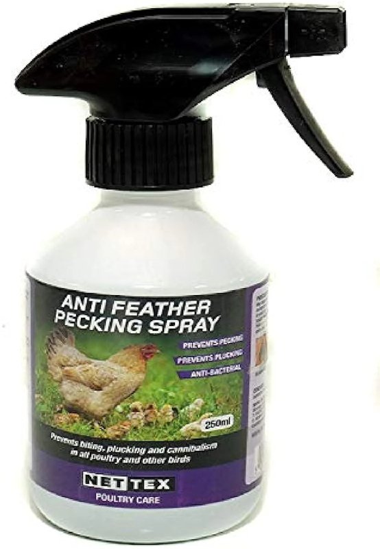 Nettex Anti Feather Pecking Spray for Poultry and Chickens 250ml