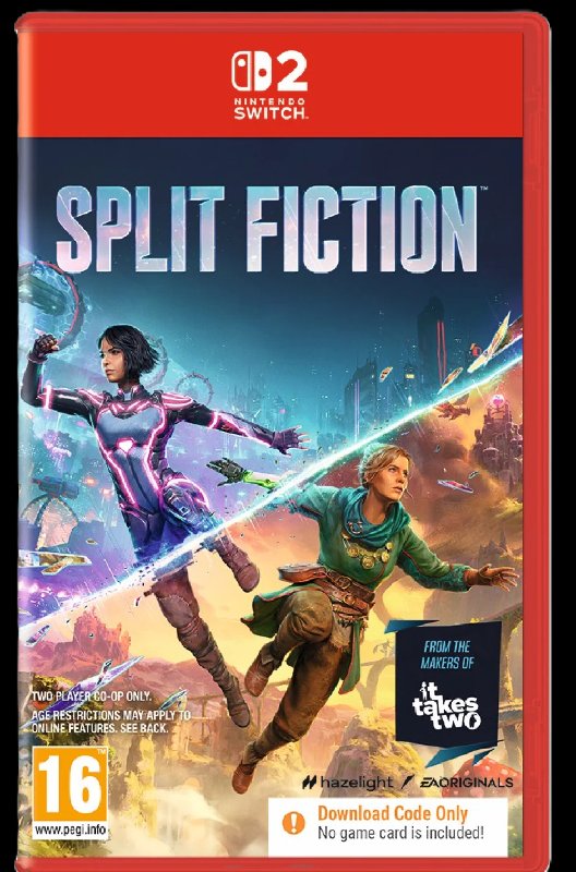 Split Fiction Code in a Box for Nintendo Switch 2