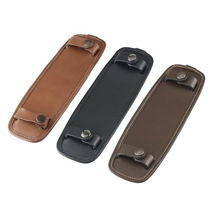 Billingham SP50 Shoulder Pad in Black with Leather and Brass Fittings