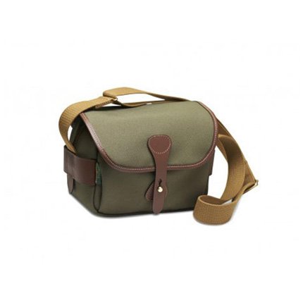 Billingham S2 Camera Bag in Sage FibreNyte with Chocolate Leather