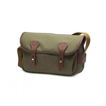 Billingham S3 Sage Canvas and Chocolate Leather Camera Shoulder Bag