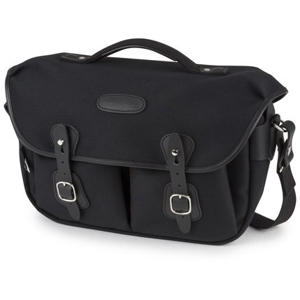 Billingham Hadley Pro 2020 Shoulder Bag - Black FibreNyte / Black Leather