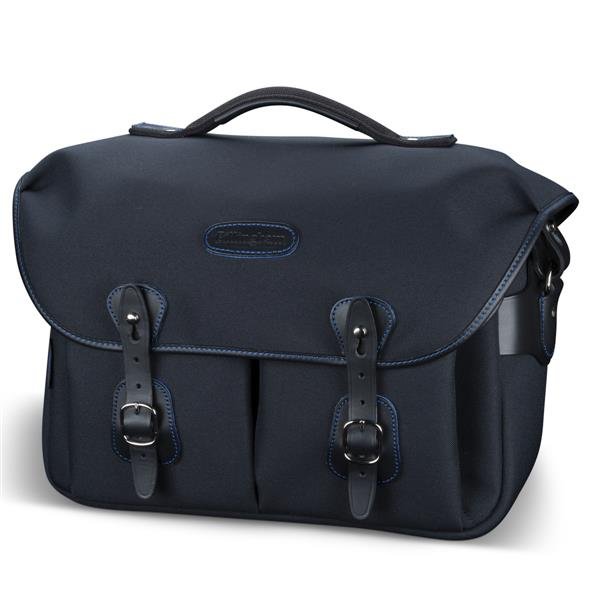 Billingham Hadley One Shoulder Bag Navy Canvas/Chocolate