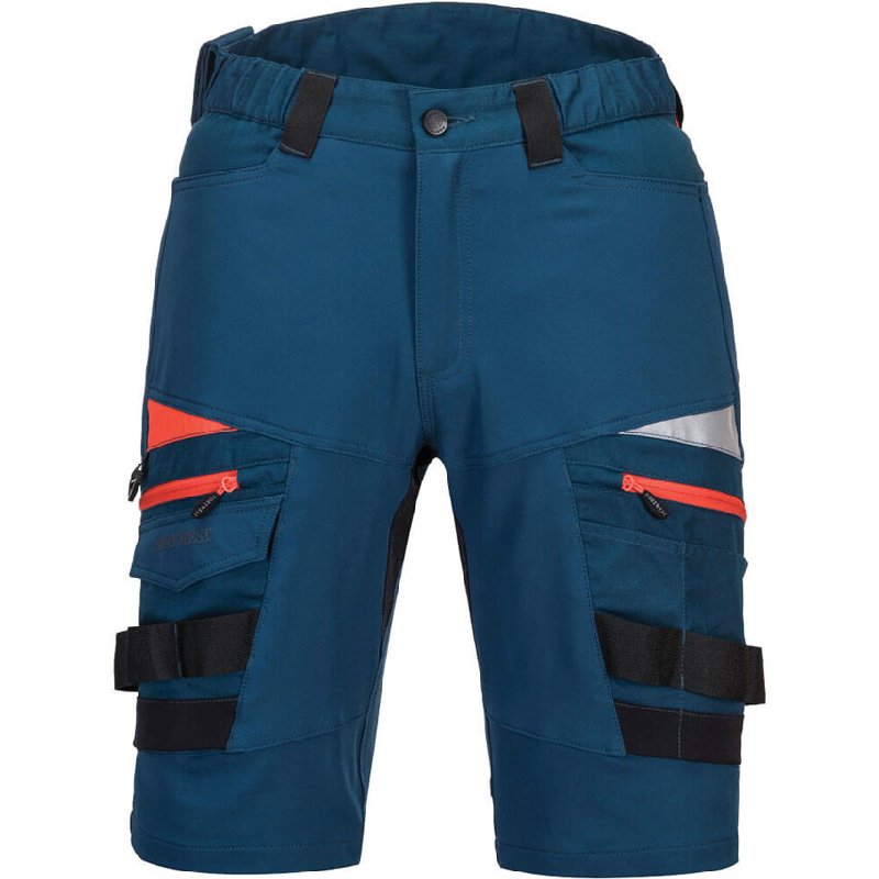 Portwest DX4 Detachable Holster Pocket Shorts Metro Blue Size S-38