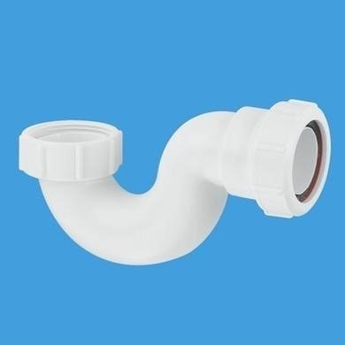 McAlpine 1.5" 19mm Water Seal Multifit Outlet Low Level Shallow Bath Trap Q10