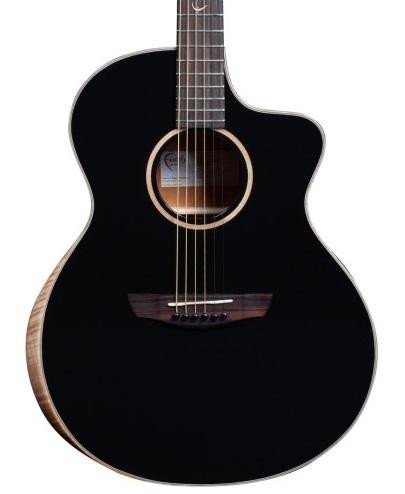 Faith Eclipse Neptune Cutaway Electro Acoustic Guitar with Hardcase (Black)