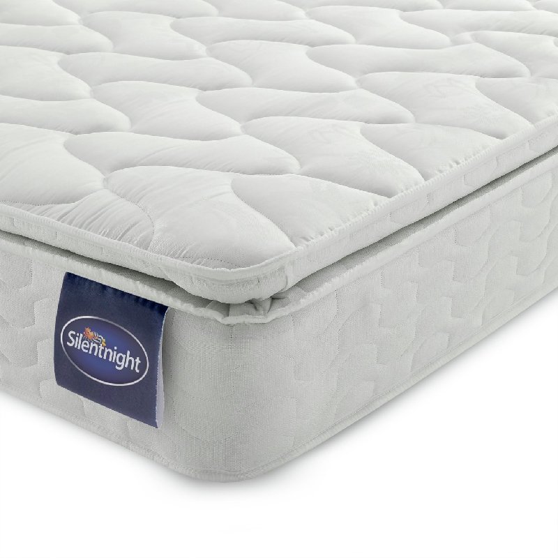 Silentnight Miracoil Pillowtop Mattress - Single (Firm Feel, 90x190cm)
