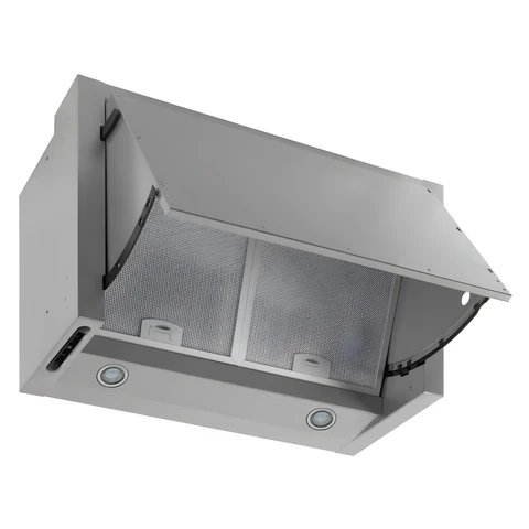 Caple INCH 60cm Silver Grey Integrated Extractor Hood - 329m³/h