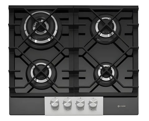 Caple C786G 59cm Black 4 Burner Gas on Glass Hob