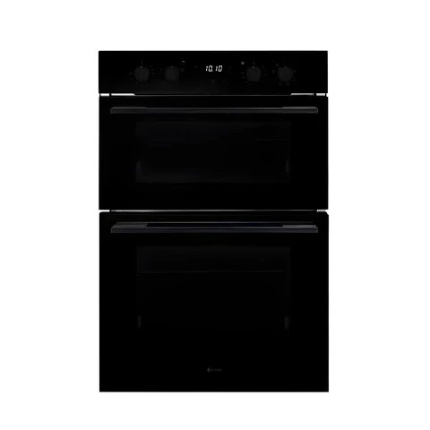 Caple C3371BG Black Glass Double Oven - 40/61L Capacity - B Energy Rating