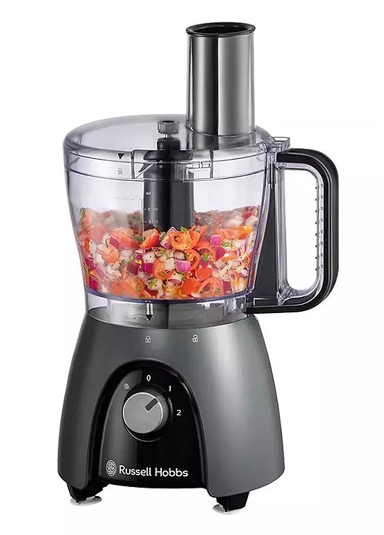 Russell Hobbs Desire Charcoal Food Processor & Blender 27111 with 2.3L Bowl